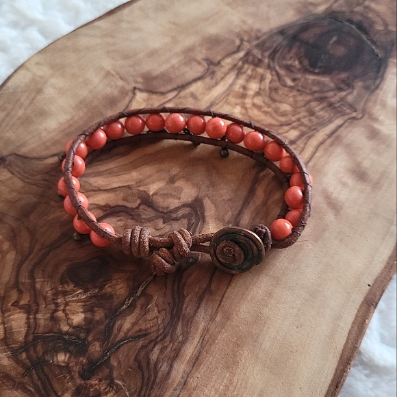 OOAK Handmade Stone Bracelet - Picture 3 of 4